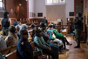 Sonic Ceremony in Girton College Chapel. Photo: Phil Mynott
